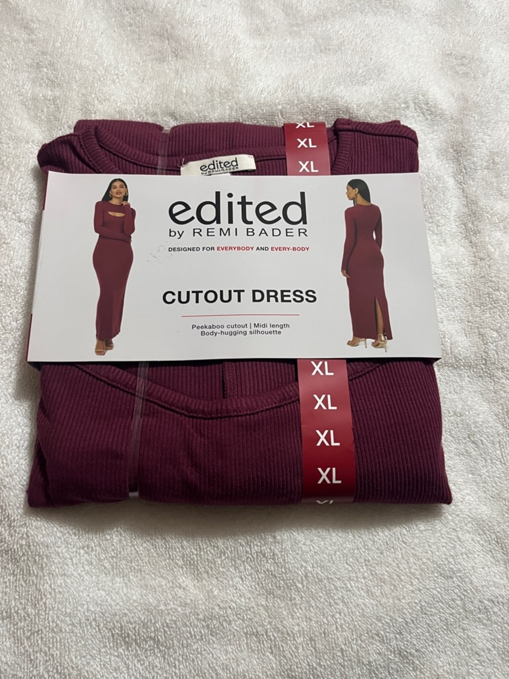 Edited by Remi Bader Ribbed Cut Out Dress - Picture 4 of 6